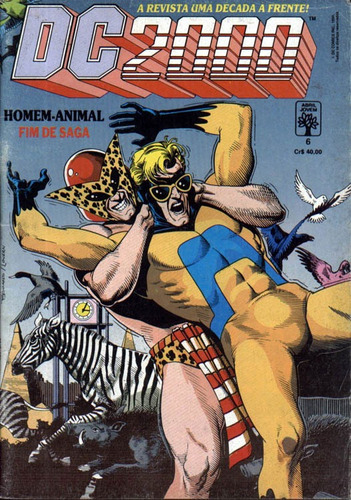 Dc 2000 06 Homem Animal Formatinho Abril Jovem Dc Comics