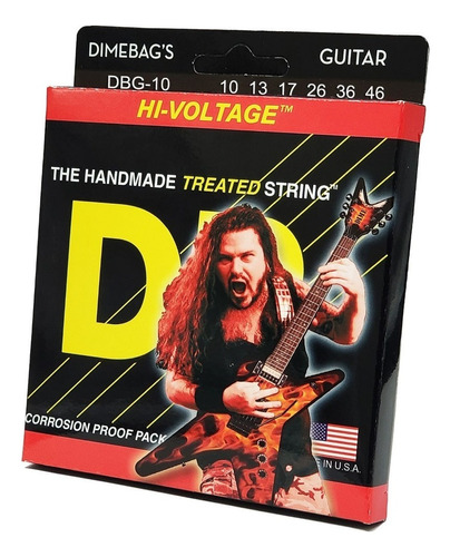 Corda Dr  Guitarra 0.10 Dimebag Darrell Signature  Pantera 