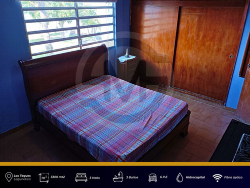 Smc 253-2-4 Hermosa Casa Estilo Cabaña Con Terreno De 3.000 M² En Lagunetica, Los Teques - ¡vista Panorámica Y Clima De Montaña!