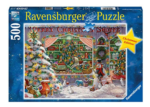 Rompecabezas Ravensburger 16534 The Christmas Shop, 500 Piez