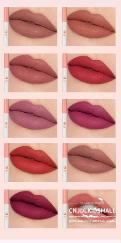 10pcs Labiales Lana Del Rey Juego De Lápiz Labial Mate