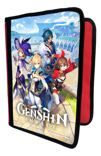 Funda Sublimada Tamaño A4 De Genshin Impact T548