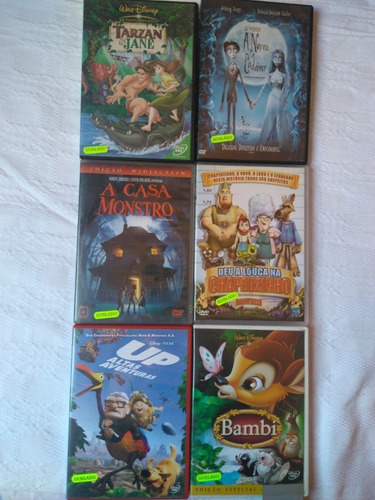 Coleção/lote 20 Filmes Dvds Infantis - Originais (Usado)