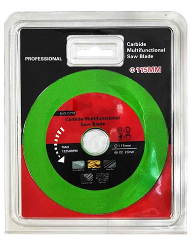 Disco De Corte Para Vidrio Ceramica Esmeril 4 1/2'' 