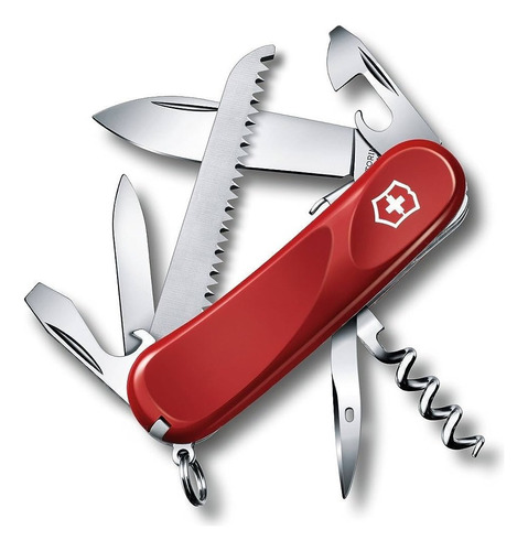 Cortapluma Multifuncion Victorinox Evolution S13 14u. 62g Color Rojo