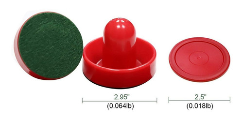Imagen 7 de 7 de Nonbrand Air Hockey Pucks And Paddles Replacement Pucks