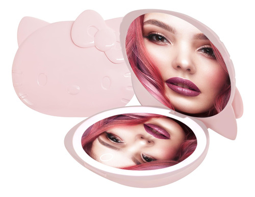 Impressions Vanity Hello Kitty - Espejo Compacto Kawaii Con