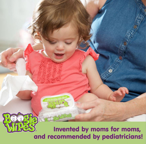 Lenços Umedecidos De Nariz Boogie Wipes Sem Perfume - 30un