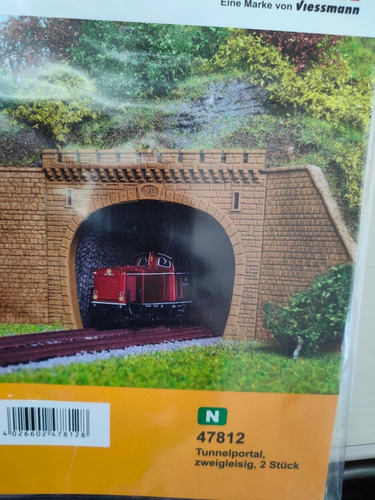 Portal De Tunel Doble Via Vollmer, Escala N 47812