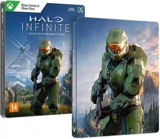 Novo Lacrado Jogo Halo Infinite Steelbook Xbox + Brinde