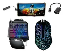 Comprar Teclado Mouse Cu002F Fio Mobilador Pu002F Celular Jogar Free Fire Mouse Pretou002Fbranco Teclado Preto