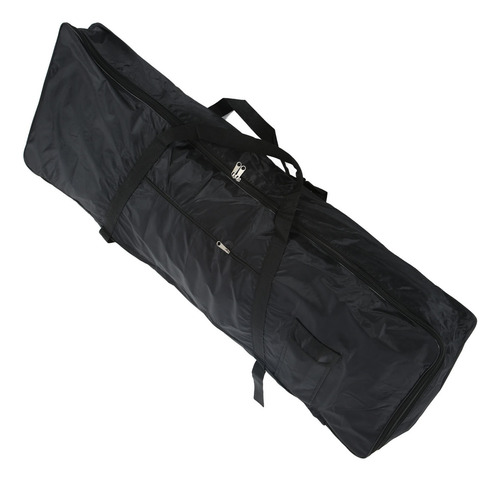 Funda Para Teclado, 76 Teclas, Tela Oxford, Color Negro, S