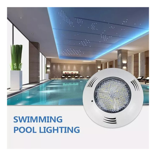 Lampara Foco Led Sumergible Piscina 18w Jacuzzi Sobrepuesto