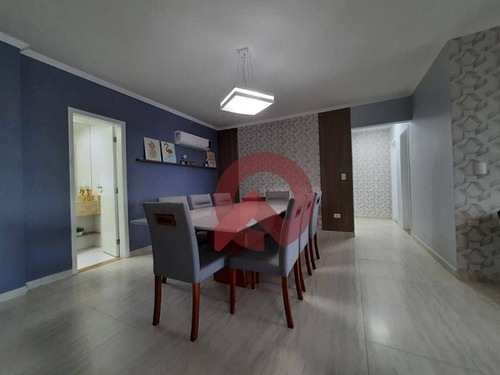 Imagem 12 de 30 de Apartamento Com 3 Dormitórios À Venda, 154 M² Por R$ 1.050.000 - Vila Guilhermina - Praia Grande/sp - Ap3333