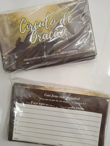 Imagem 1 de 1 de Envelope Campanha Circulo De Oração 100 Und