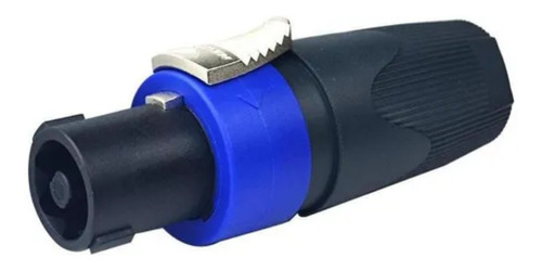 Kit 5 Conector Speakon Femea 4 Polos Com Trava Nl4fx Neutrik