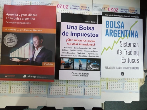 Aprenda Y Gane Dinero + Bolsa Argentina + Una Bolsa De Imp.