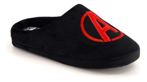 Pantufla Comoda Pvz70746 Corte Textil Negro Niños