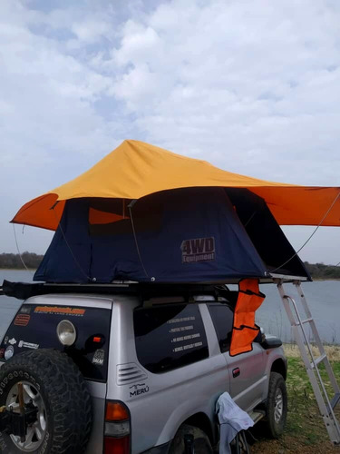 Carpa De Techo 4wd Piso De Aluminio 1.40 Mts  X 2.20 Mts 