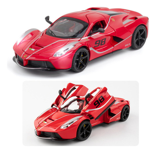 Ferrari Laferrari 1/22 Miniatura Metal Car Con Luz Y Sonido