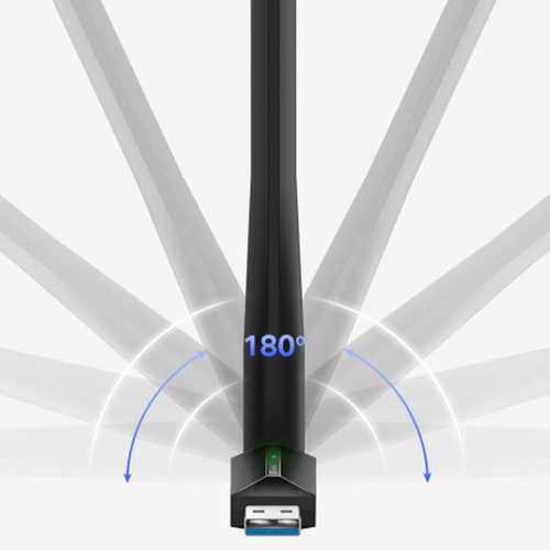 Imagen 5 de 8 de Adaptador Usb Wi Fi Tp Link T3u Plus Antena Dual Band Ac1300
