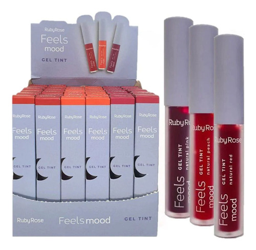 Tinta Labial Cremosa Sombra Rubor Ruby Rose