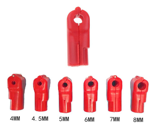 100pcs Tienda Minorista Seguridad Bloqueo De Parada 6 Mm