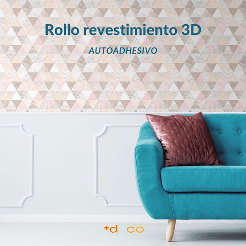 Rollo Revestimiento Autoadhesivo 3d Aislante 2