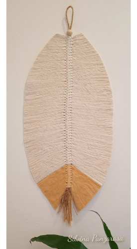 1 Hoja O Pluma Boho Chic De 60cm