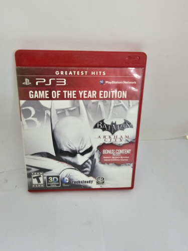 Batman Arkham City Ps3 Edición Hits