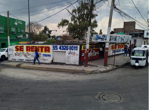 Terreno Comercial En Renta Tlahuac