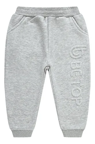 Pantalones Deportivos Con Letras 3d Para Niños, Otoño-invier