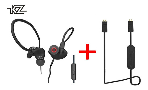 Auriculares Kz Zs3 Con Mic + Modulo De Bluetooth 4.2