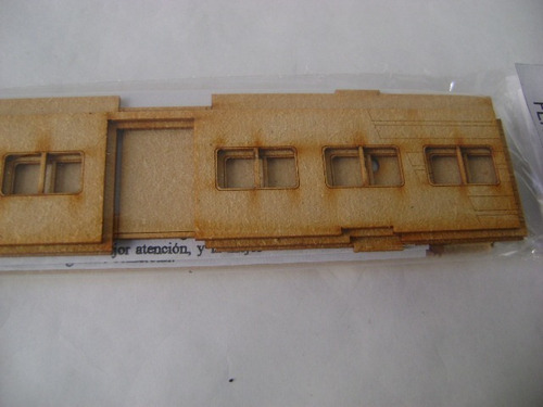 Imagen 4 de 6 de Nico Coche Servicio Local Ferrov Kit Fibrofacil H0 (mnt 69)