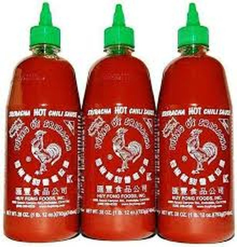 Salsa Sriracha Marca Huy Fong 793g 3 Piezas