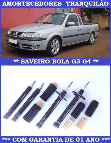 2 Amortecedor Dianteiro Volkswagen Saveiro Bola G3 G4 98 a 2010