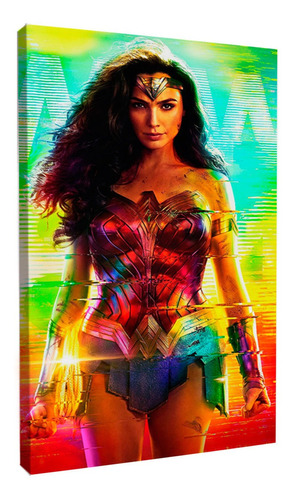 Cuadro Decorativo Canvas Moderno Wonder Woman 1984