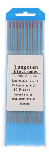 Imagen 2 de 9 de Electrodos De Soldadura De Tungsteno Rojo 3.2mm
