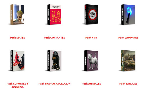 Archivos Stl, Pack Premium Stl, Actualizables De Por Vida