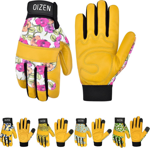 Guantes De Cuero De Vaca Resistentes Para Mujer, A Prueba De