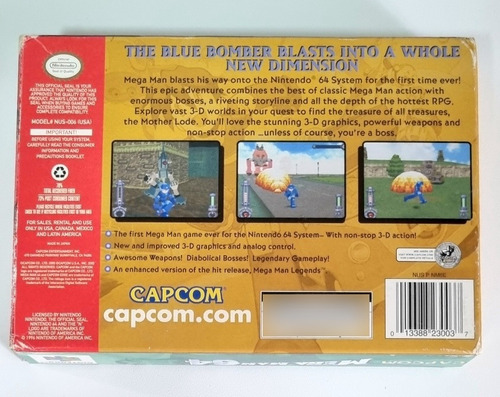 Megaman N64 Fita Game Original Americano Conservado (Usado)