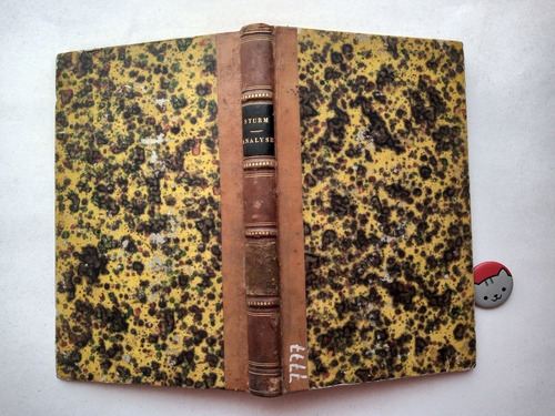 Libro Cours D'analyse De L'ecole Polytechnique Sturm 116a3