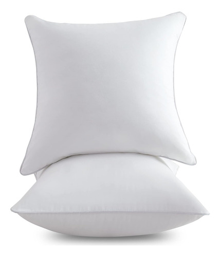 Juego De 2 Rellenos De Almohada Cuadrada 45x45 Cm