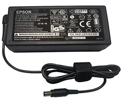 Upbright Adaptador Ac/dc De 24 V Compatible Con Epson Workfo