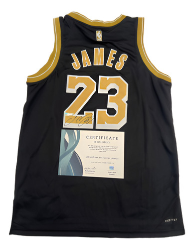 Lebron James Lakers Firmada Con Certificado