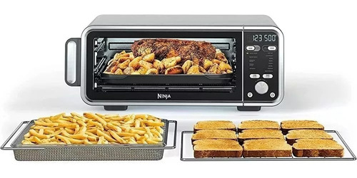 Horno Eléctrico Freidora De Aire Ninja 13en1 Xl Sin Aceite. Color Plateado - Bueno (Reacondicionado)