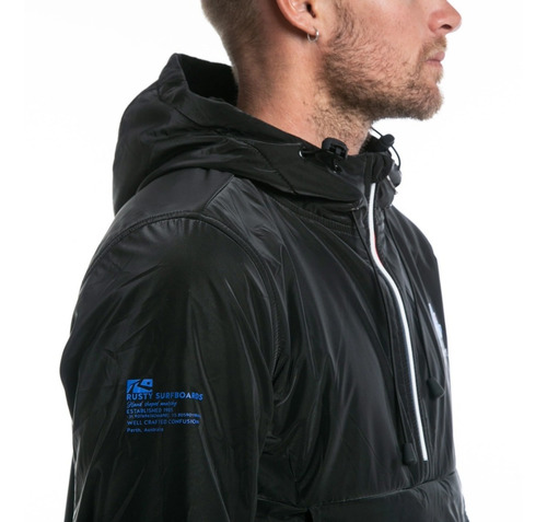 Imagen 4 de 9 de Campera Rompeviento Hombre Rusty Urbana Importada - Potenza