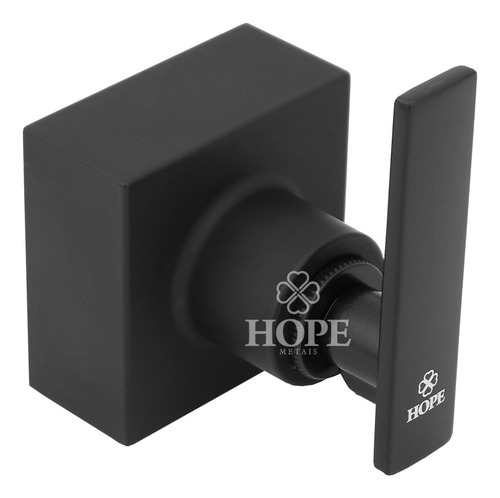 Acabamento Registro Docol Metal Banheiro 1/2, 3/4, 1 Robusto Cor Preto