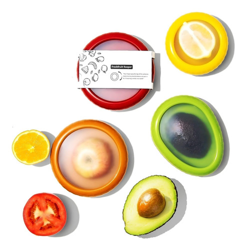 Avocado Saver E Tomato Holder - Conjunto De 4 Recipientes