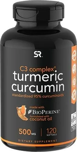 Colágeno Cúrcuma Curcumina C3 Complex 500 Mg, Mejorado Co